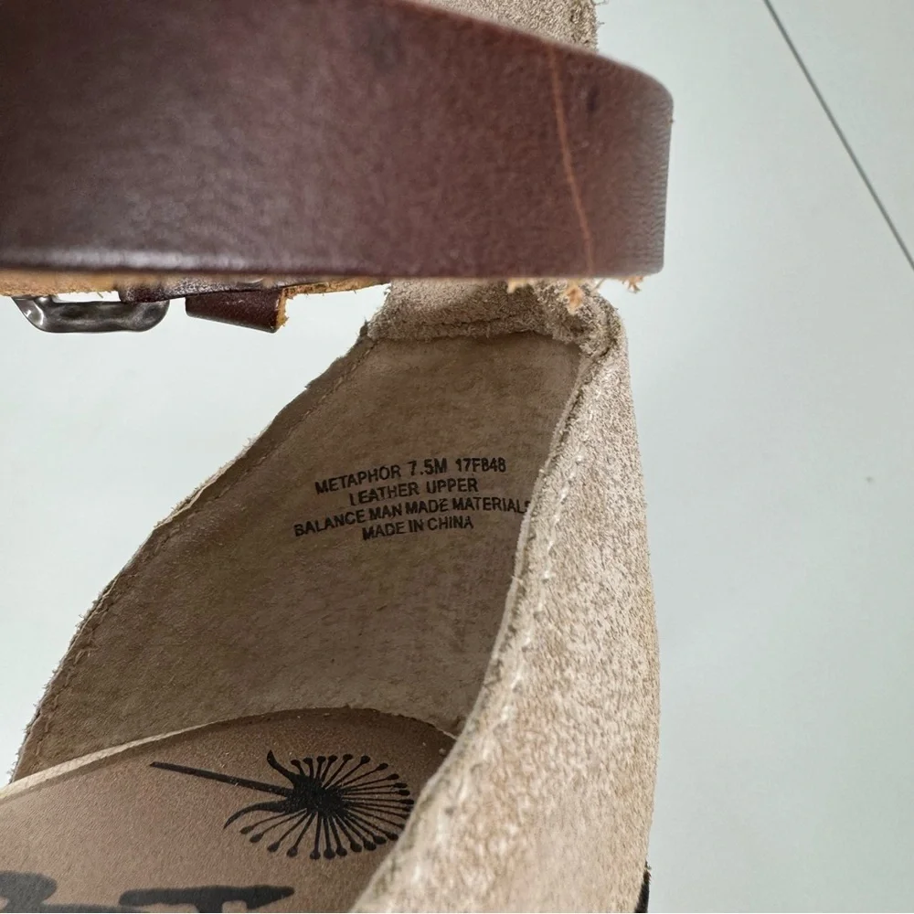 OTBT Metaphor Block Heel Sandals‎ Size 7.5